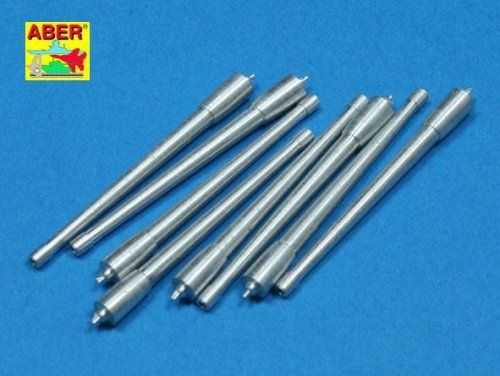 Go to product ABER 1:350L-38  - 1:350 Set of 8 pcs 380mm long barrels for ships Richeulieu, Jean Bart