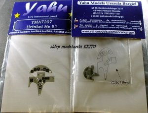 YAHU YMA7207 - 1:72 Heinkel He 51 - Instrument Panel