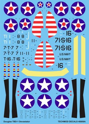 Go to product TECHMOD 48808 - 1:48 Douglas TBD-1 Devastator