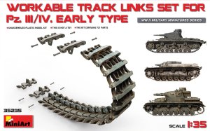 MINIART 35235 - 1:35 Pz.III / Pz.IV Early - Workable Track Links Set
