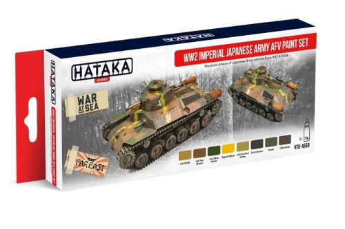 Go to product HATAKA AS69 - WW2 Imperial Japanese Army AFV paint set