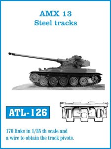 Friulmodel ATL-126 - 1:35 AMX 13 Steel metal tracks