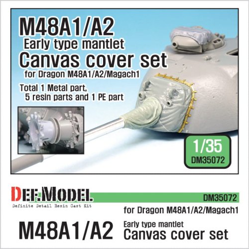 Go to product DEF MODEL DM35072 - 1:35 US M48A1/A2 / IDF Magach 1 Early canvas cover set