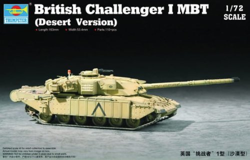 Go to product TRUMPETER 07105 - 1:72 British Challenger I MBT Desert Version