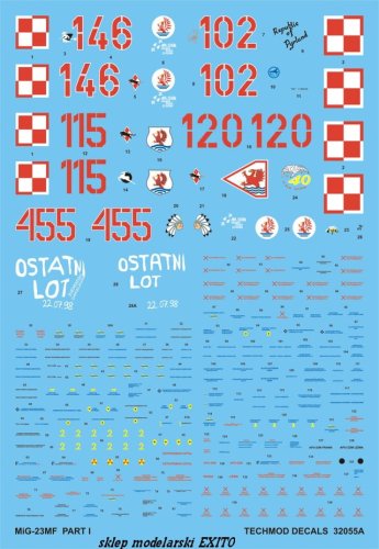 Go to product TECHMOD 32055 - 1:32 MiG-23MF