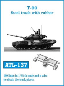 Friulmodel ATL-137 - 1:35 T-90 rubber type metal tracks