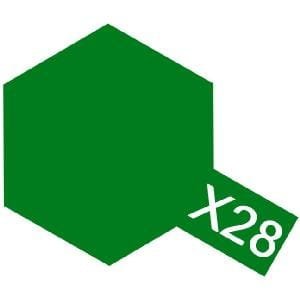 TAMIYA 80028 X-28 - Color enamel paint Park Green 10 ml
