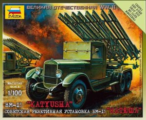 ZVEZDA 6128 - 1:100 BM-13 Katyusha