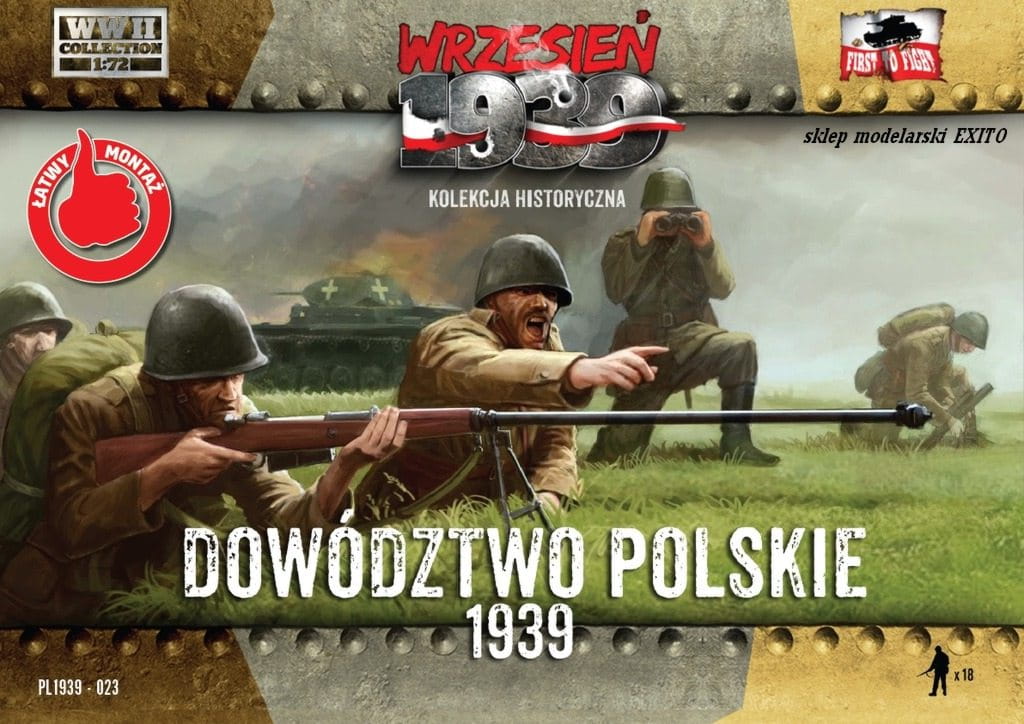 Go to product FIRST TO FIGHT 023 -  September 1939 - 1:72 Polish HQ 1939