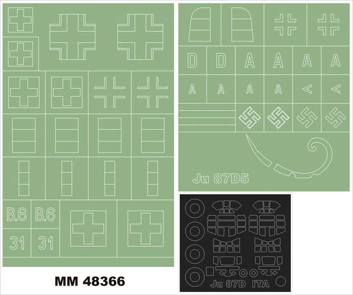 Go to product MONTEX MM48366 - 1:48 Junkers Ju 87D-5