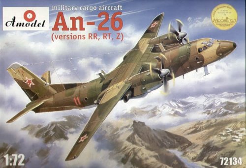 Go to product AMODEL 72134 - 1:72 Antonov An-26 RR/RT/Z