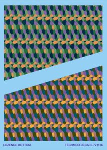 TECHMOD 72113 - 1:72 German WWI Lozenge 2 sheets