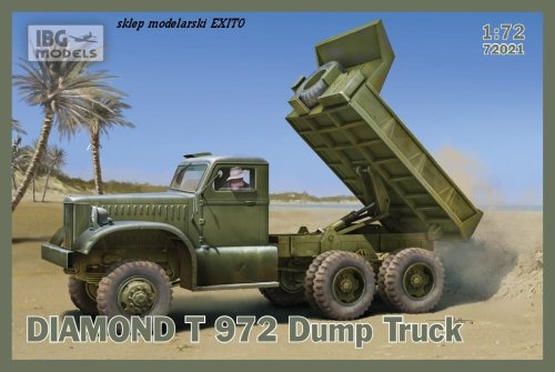 Go to product IBG 72021 - 1:72 Diamond T 972 Dump Truck