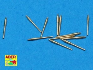 ABER 1:700L-15  - 1:700 Set of 12 pcs 150 mm barrels for German ships: Bismarck, Tirpitz, Scharnhorst, Gneisenau