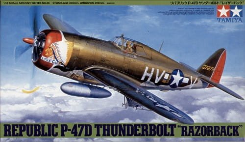 Go to product TAMIYA 61086 - 1:48 P-47D Thunderbolt Razorback