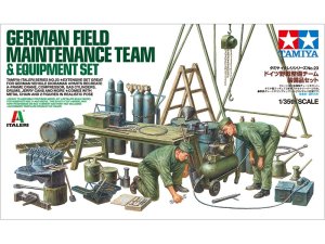 TAMIYA 37023 - 1:35 German Field Maintenance Team & Equipment Set