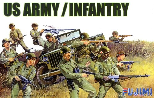 Go to product Fujimi 761213  - 1:76 WA-27 U.S. Army Infantry Set