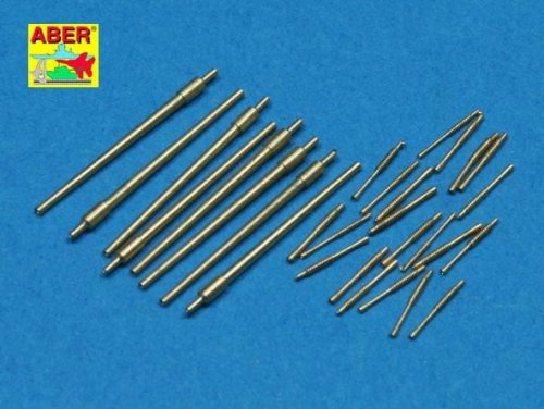 Go to product ABER 1:350L-49  - 1:350 Set of barrels 100mm x 8; 25mm x 20 for Japan Navy Akizuki class Destroyer