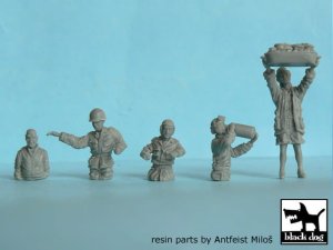 BLACK DOG T72012 - 1:72 US tank crew and civilian