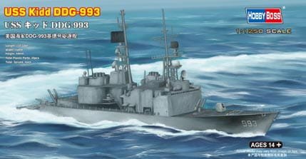 Go to product HOBBY BOSS 82507 - 1:1250 USS Kidd DDG-993