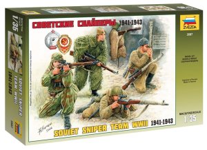 ZVEZDA 3597 - 1:35 Soviet Sniper Team