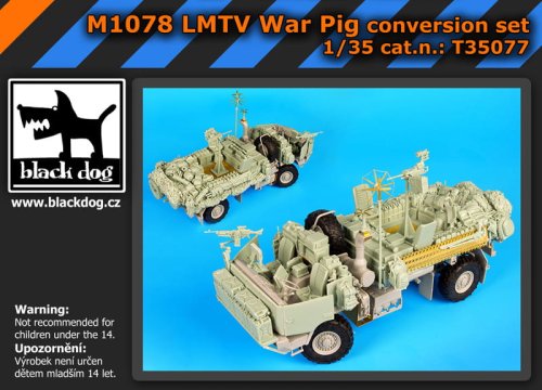 Go to product BLACK DOG T35077 - 1:35 M1078 LMTV War Pig conversion set