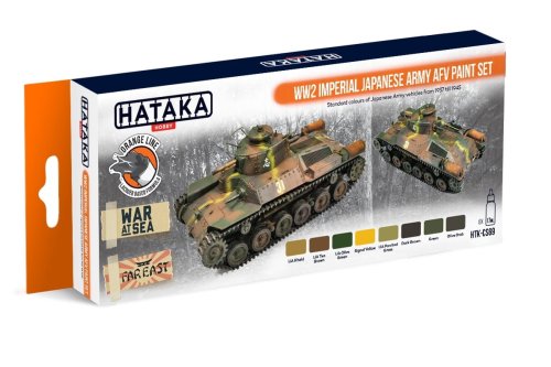 Go to product HATAKA CS69 - WW2 Imperial Japanese Army AFV paint set