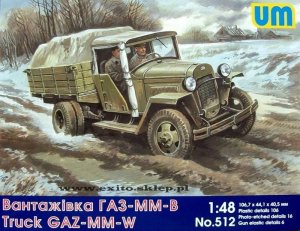 UNIMODELS 512 - 1:48 Soviet truck GAZ-MM-W