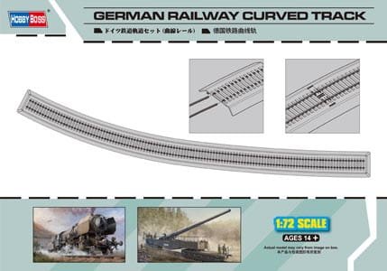 Go to product HOBBY BOSS 82910 - 1:72 German Railway Curved Track