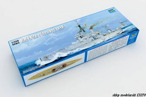 Go to product TRUMPETER 05330 - 1:350 HMS Dreadnought 1918