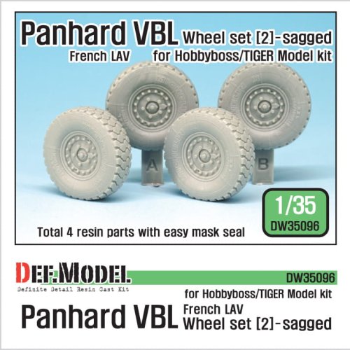 Go to product DEF MODEL DW35096 - 1:35 French Panhard VBL LAV Sagged Wheel set (2)