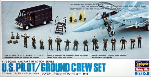 HASEGAWA X7207 - 1:72 U.S Pilot / Ground Crew Set