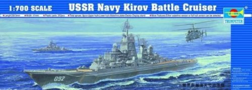 Go to product TRUMPETER 05707 - 1:700 USSR Navy Kirov Battle Cruiser