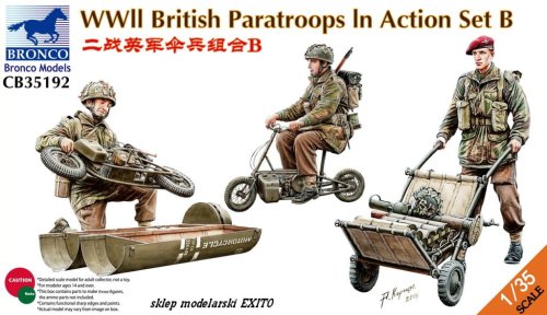 Go to product BRONCO CB 35192 - 1:35 WWII British Paratroops in Action Set B