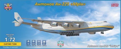 Go to product MODELSVIT 7206 - 1:72 Antonov An-225 Mriya