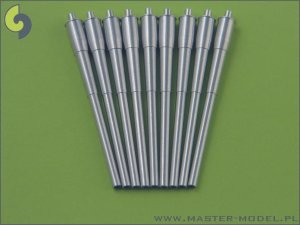 MASTER SM-350-041 - 1:350 Barrels for American cannons 16in/50 40,6 cm Mark 7 with blast bags