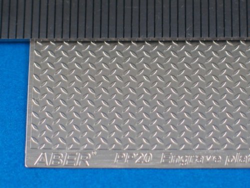 Go to product ABER PP20  - 1:24 Engrave plate (140 x 77 mm) - modern type 1x1 strap (1:24/25 scale)