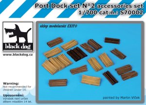 BLACK DOG S70002 - 1:700 Port Dock set N°2 accessories set
