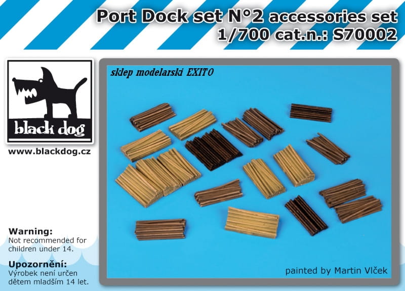 Go to product BLACK DOG S70002 - 1:700 Port Dock set N°2 accessories set