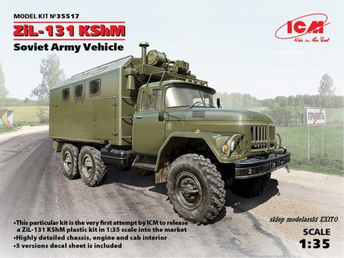 Go to product ICM 35517 - 1:35 ZiL-131 KShM Soviet Army Vehicle