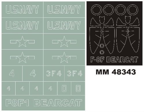Go to product MONTEX MM48343 - 1:48 F8F Bearcat
