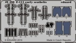 EDUARD 49498 - 1:48 F-111 early seatbelts