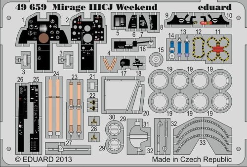 Go to product EDUARD 49659 - 1:48 Mirage IIICJ  Weekend
