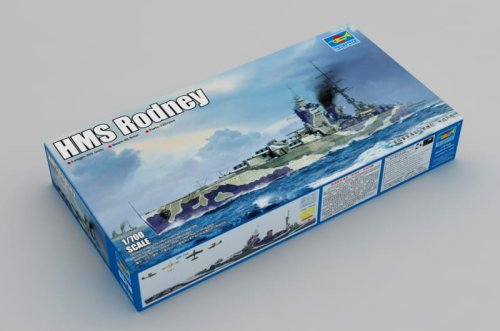 Go to product TRUMPETER 06718 - 1:700 HMS Rodney