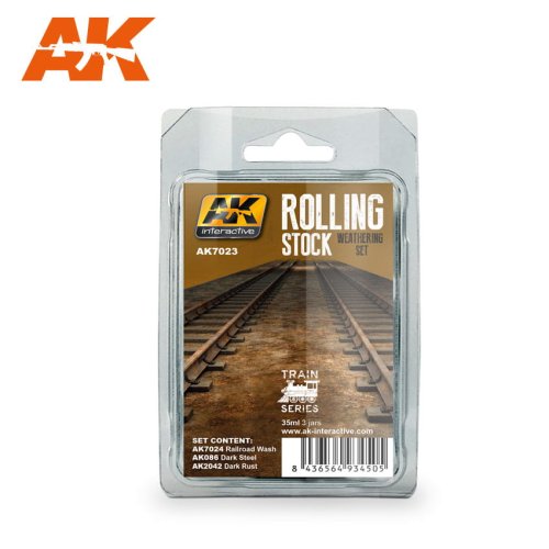 Go to product AK INTERACTIVE 7023 - Rolling Stock Weathering Set - Train Series