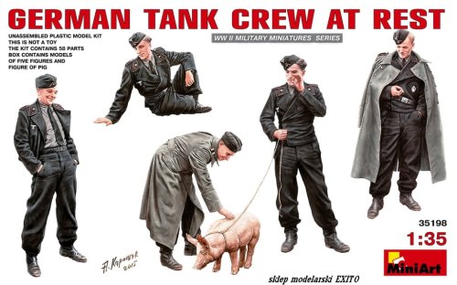 Go to product MINIART 35198 - 1:35 German Tank Crew at rest