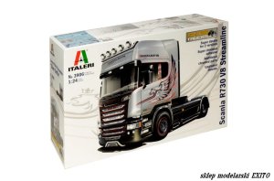 ITALERI 3906 - 1:24 Scania R730 V8 Streamline Silver Griffin