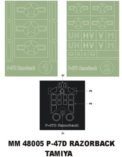 Go to product MONTEX MM48005 - 1:48 P-47 D Razorback