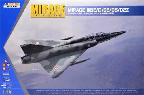 Go to product KINETIC 48054 - 1:48 Mirage III BE/D/DE/DS/D2Z