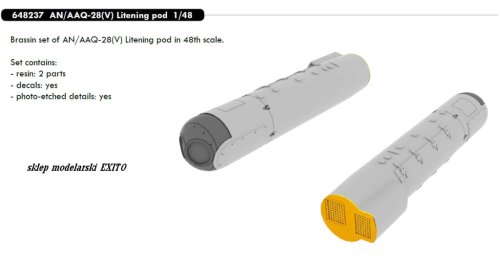 Go to product EDUARD 648237 - 1:48 AN/AAQ-28(V) Litening pod